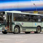 海外へ輸出された日本製の中古バス (元京都市交通局の日野ブルーリボン)